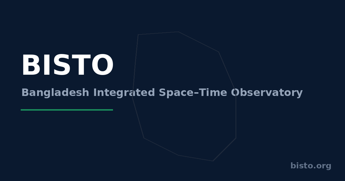 BISTO, open geospatial data platform for Bangladesh